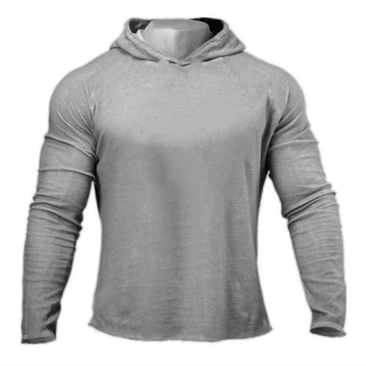 Plain Mens Hooded Running T-shirts
