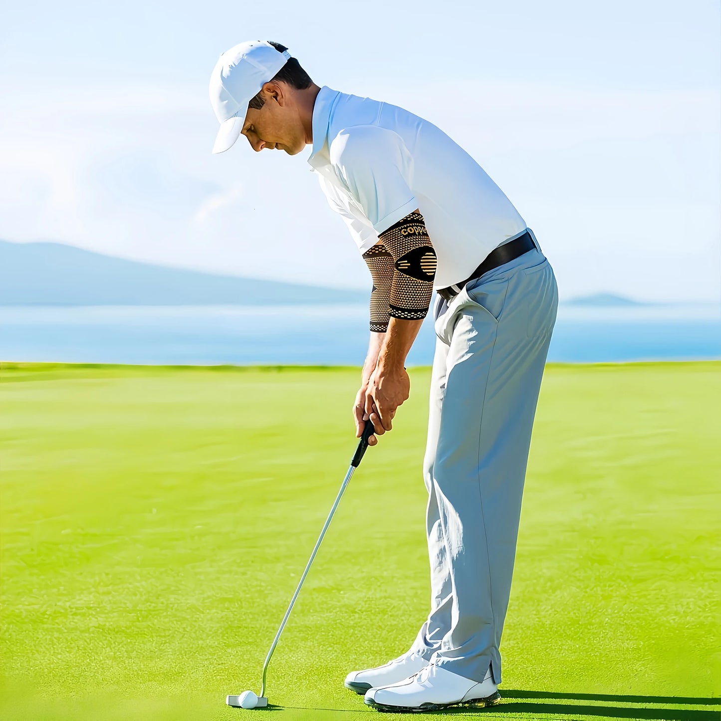 2 Pieces of Copper Ion Sports Elbow Pads