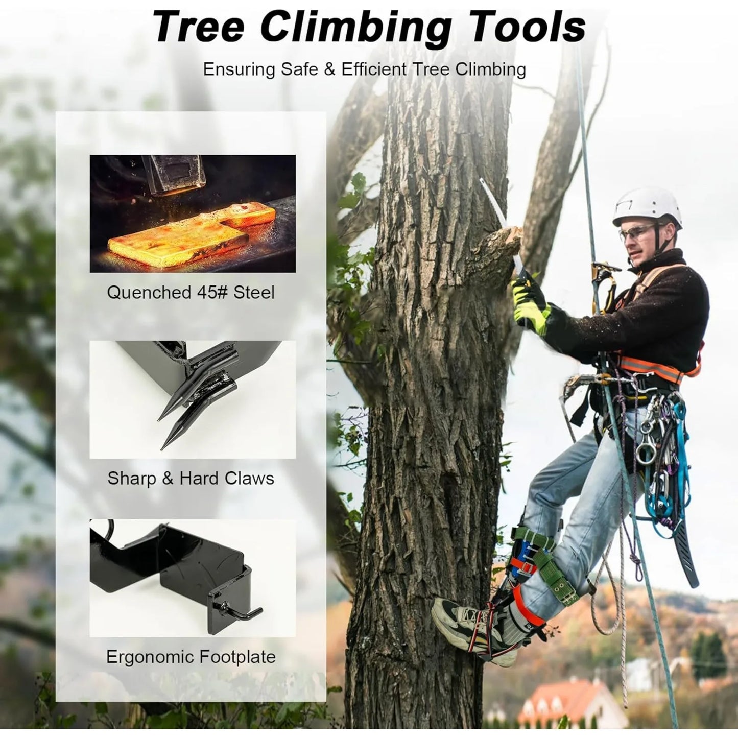 Tree Climbing Spike Set