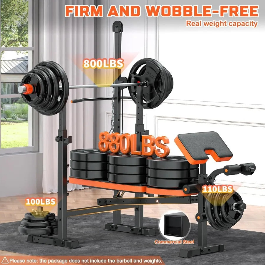 Adjustable Weight Bench for Home Gym