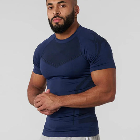 Men Short Sleeve Compression Shirts