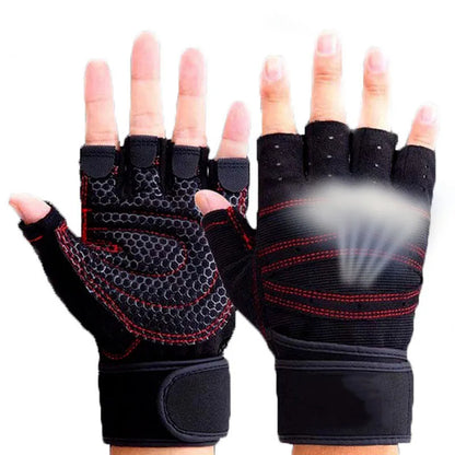 Weight Lifting Gym Gloves with Anti-Slip Palm