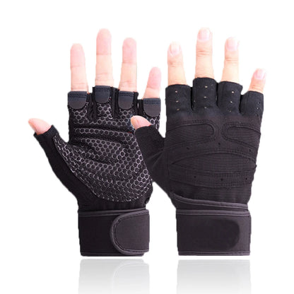 Weight Lifting Gym Gloves with Anti-Slip Palm