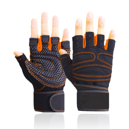 Weight Lifting Gym Gloves with Anti-Slip Palm