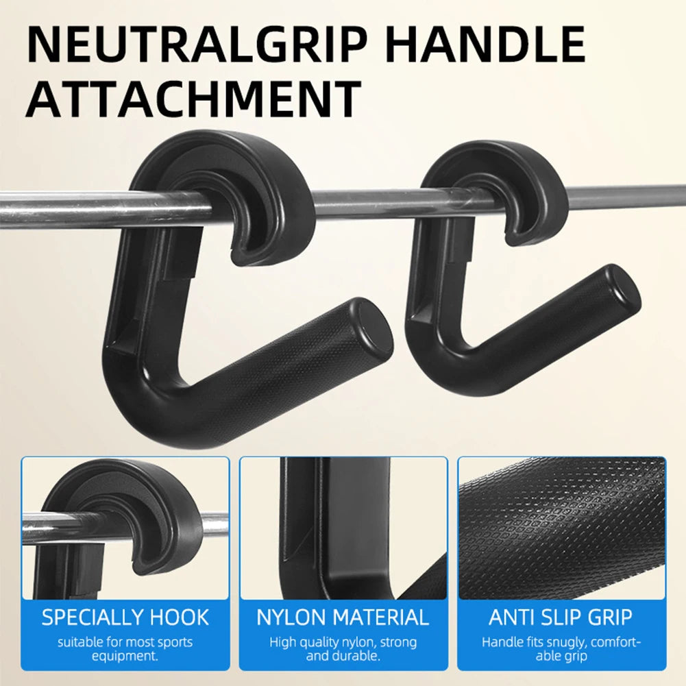 Neutral Grip Handle Hook Fitness Handle