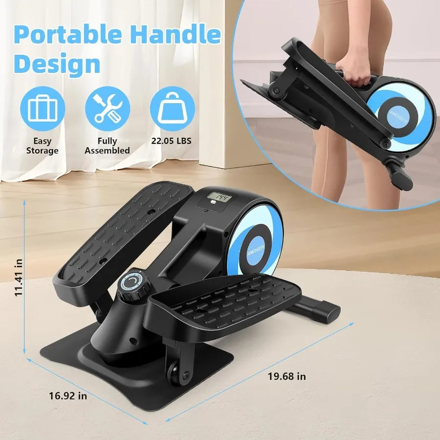 Under Desk Bike Pedal Exerciser Fully Assembled