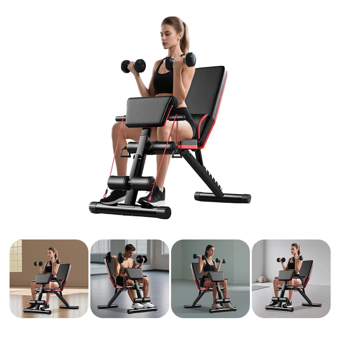 Supine Board Multifunctional Training Abdominal Fitness Exercise