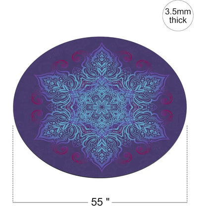 Round Meditation Pilates Yoga Mat