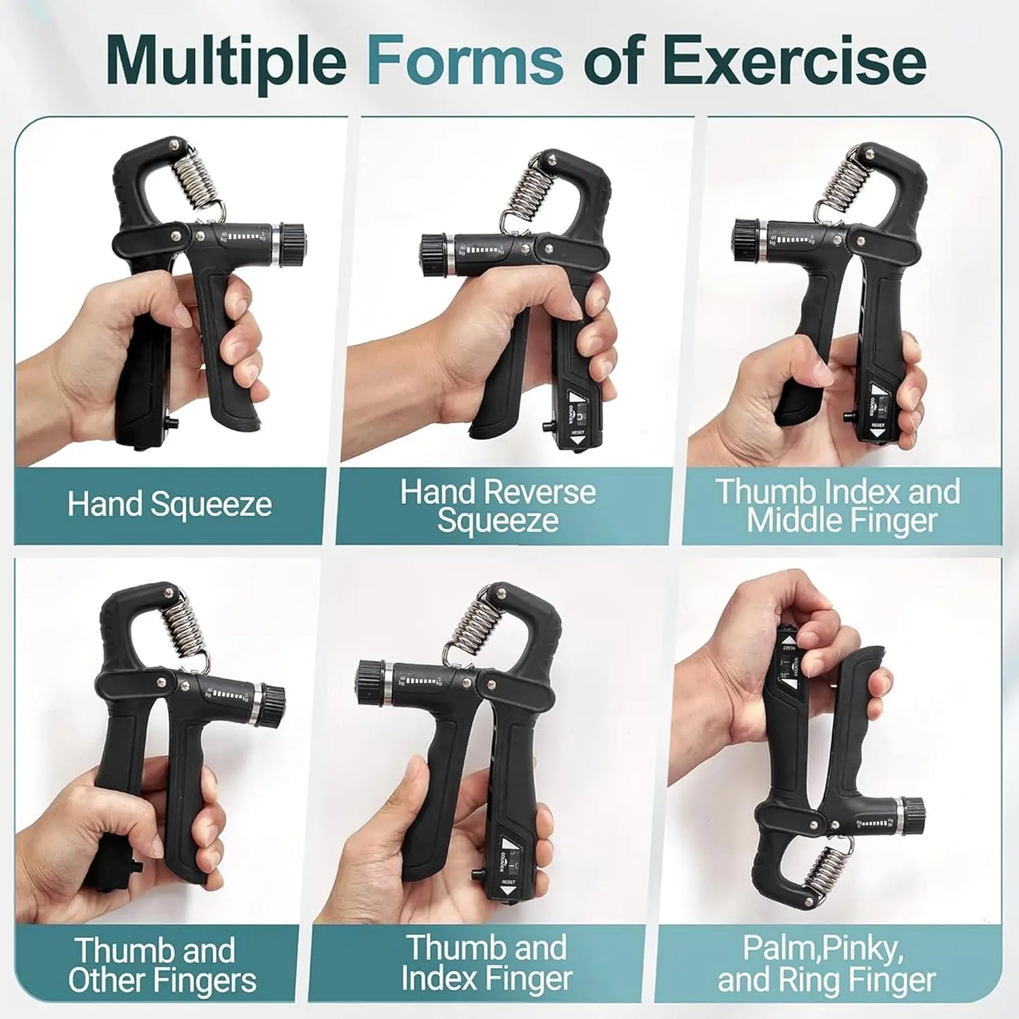 Mechanical Counting Grip Strength Trainer