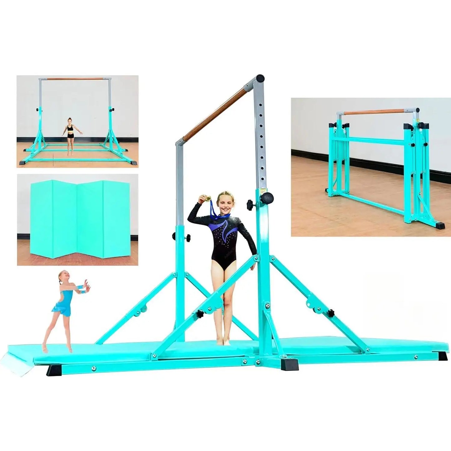 W-Gymnastic Bar for Kid and Teenage Ages