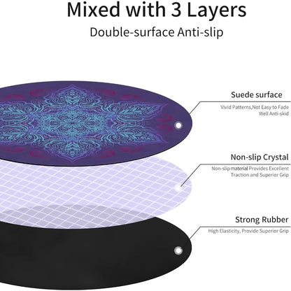 Round Meditation Pilates Yoga Mat