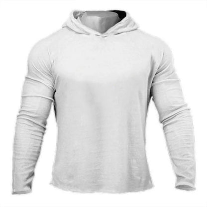 Plain Mens Hooded Running T-shirts