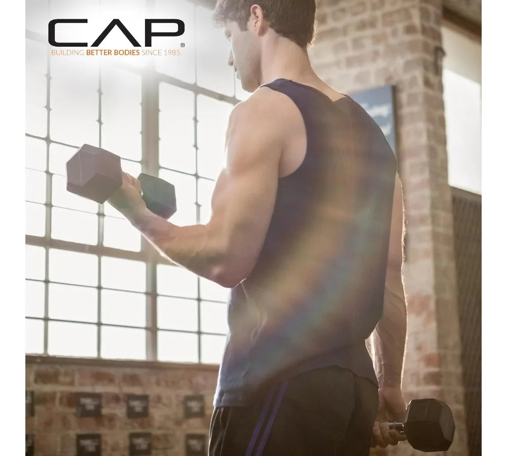 Coated Hex Dumbbell Set