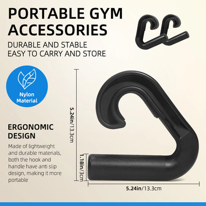 Neutral Grip Handle Hook Fitness Handle