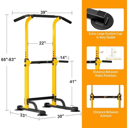 Power Tower Pull Up Dip Station
