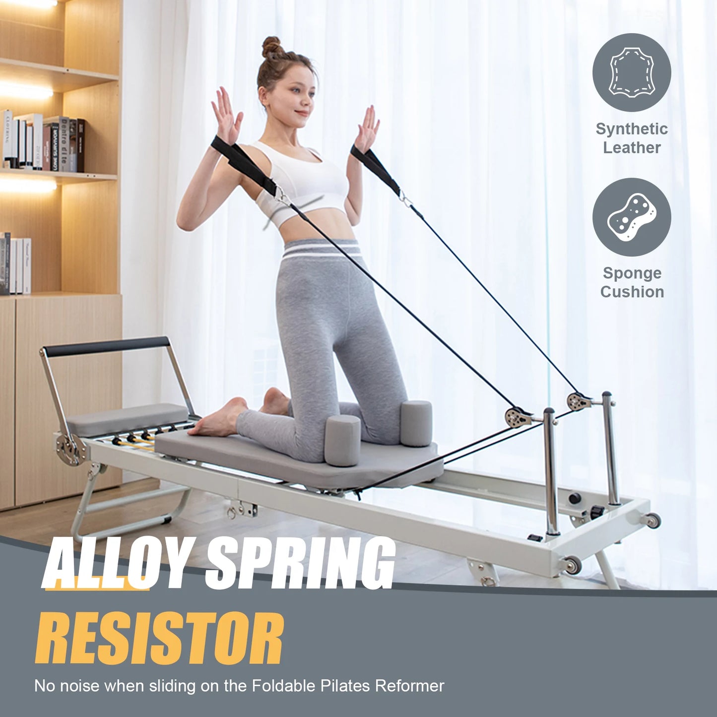 Pilates Reformer with Alloy Springs