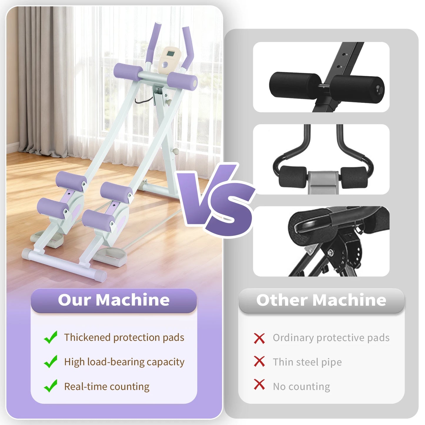 Abdominal Curling Exercise Machine