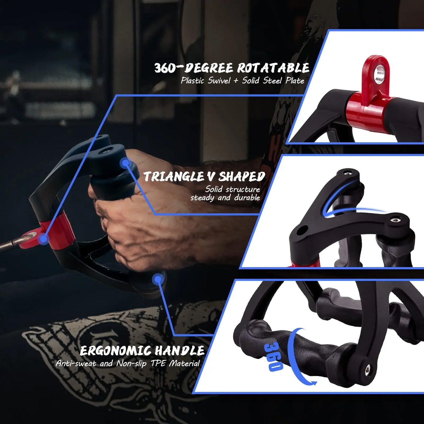 Lat Pull-down Fitness Equipment Accessory