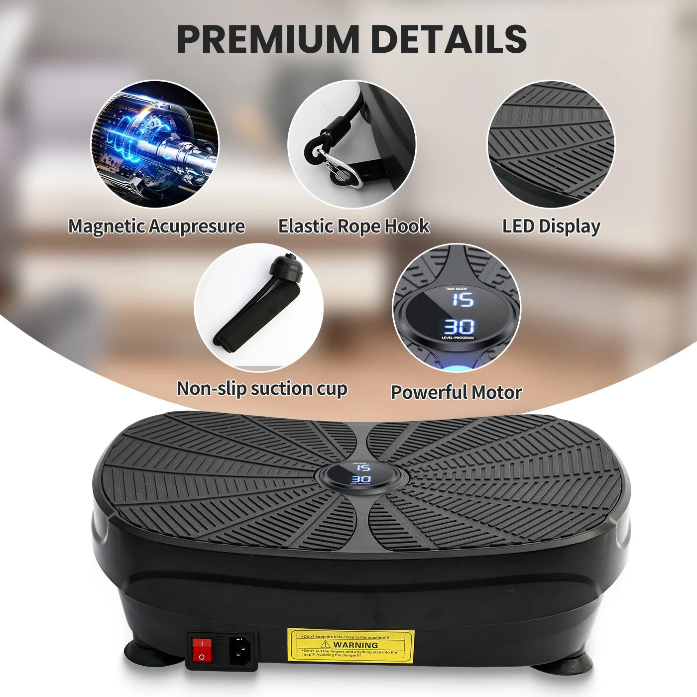 Vibration Plate Exercise Machine Whole Body Workout