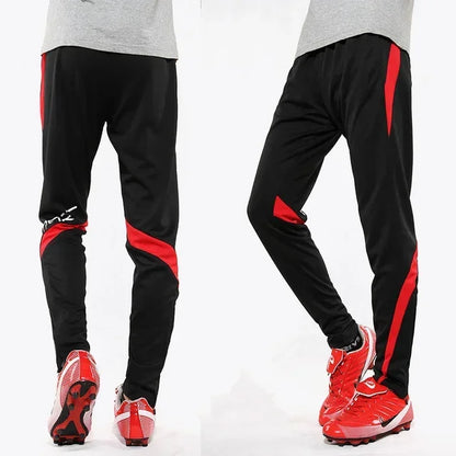 Men Running Sport Pants With Zipper Pockets