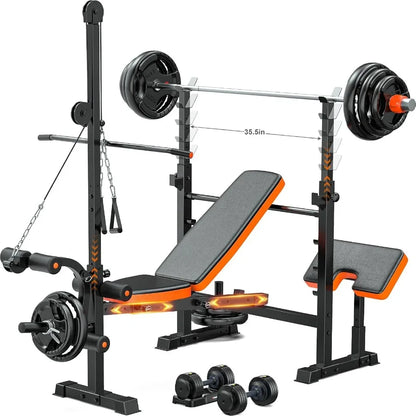 Adjustable Weight Bench for Home Gym