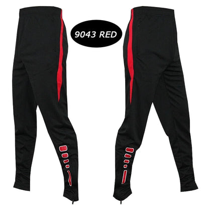 Men Running Sport Pants With Zipper Pockets