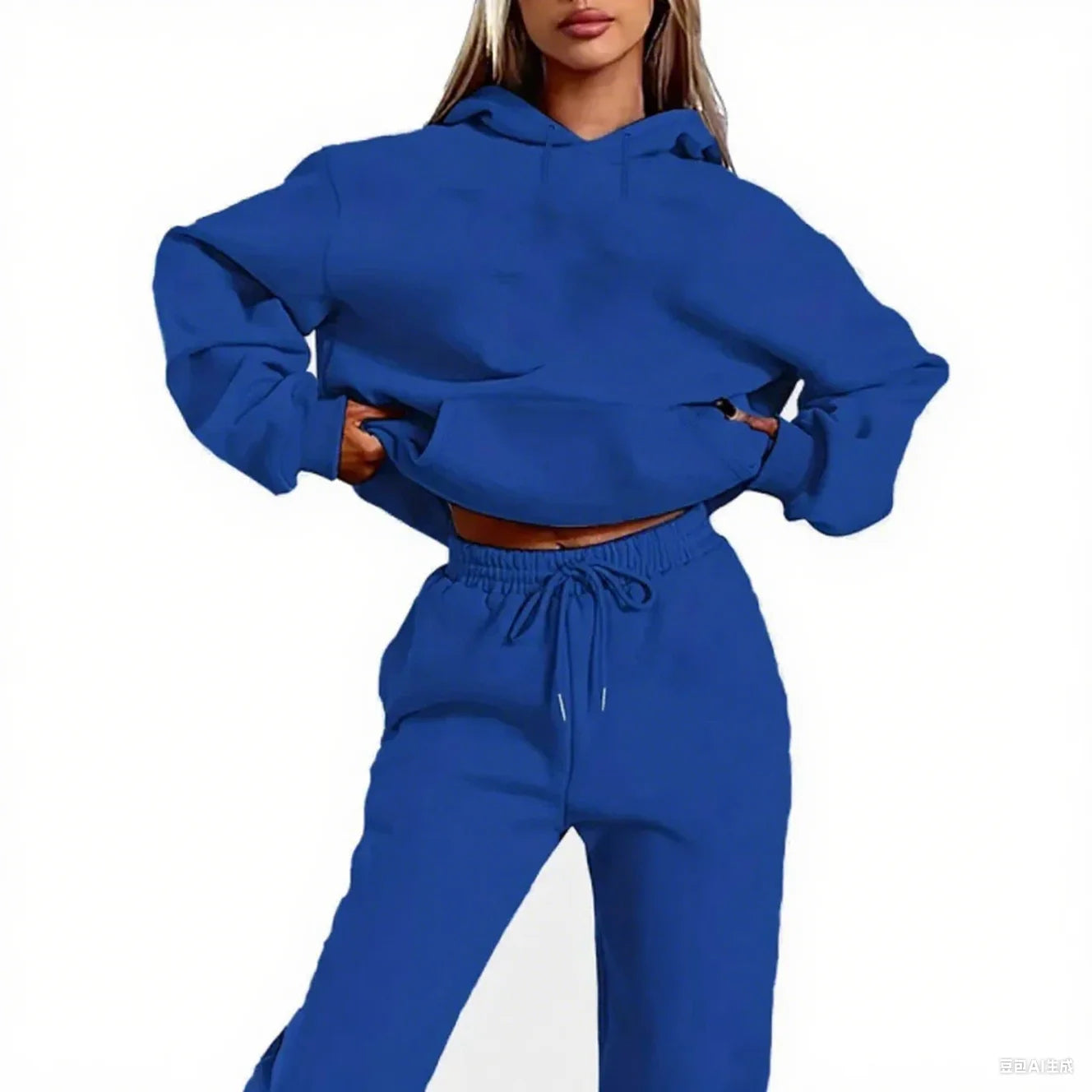 Winter Tracksuit Women Two Piece Set