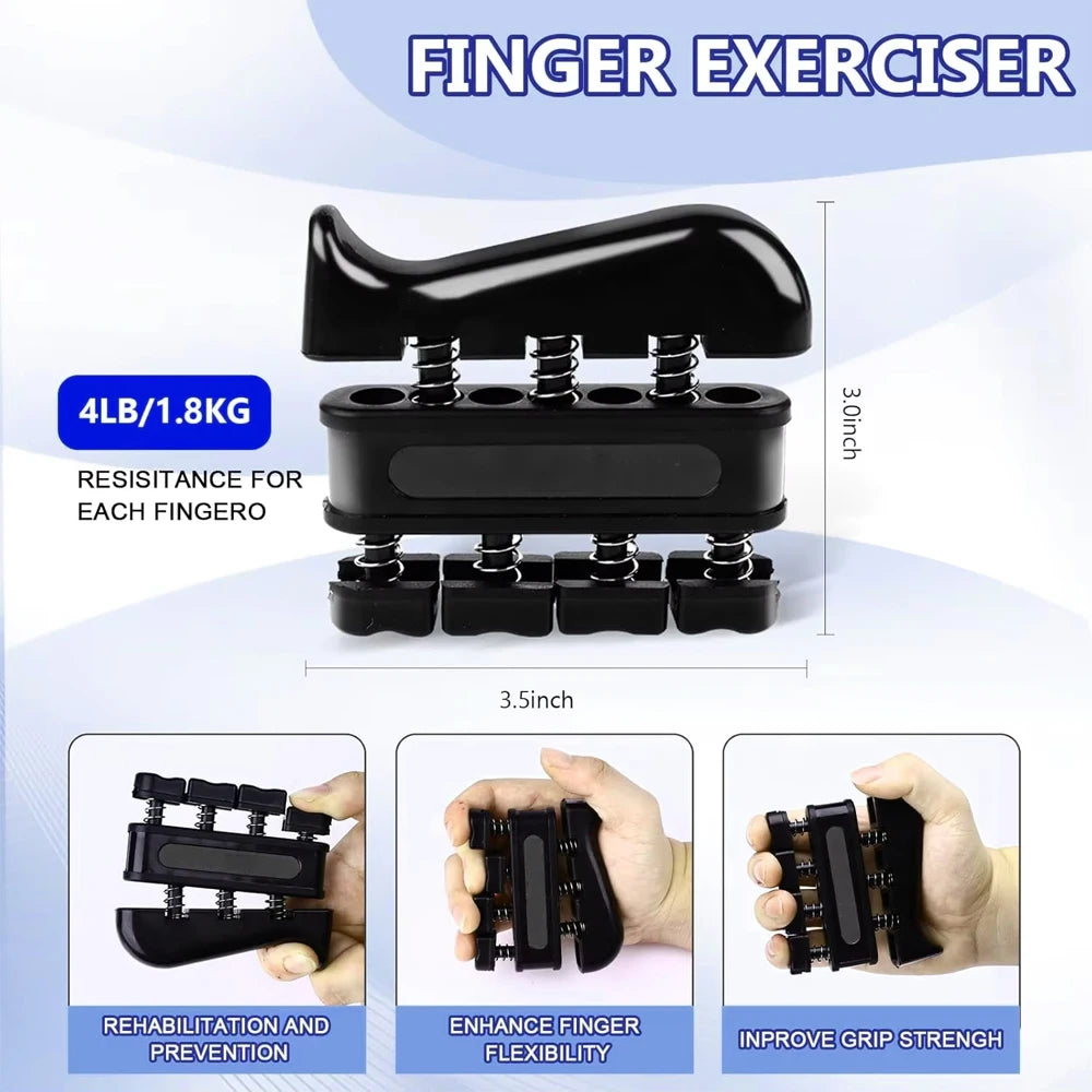 5Pcs Grip Trainer Kit Adjustable Hand Gripper