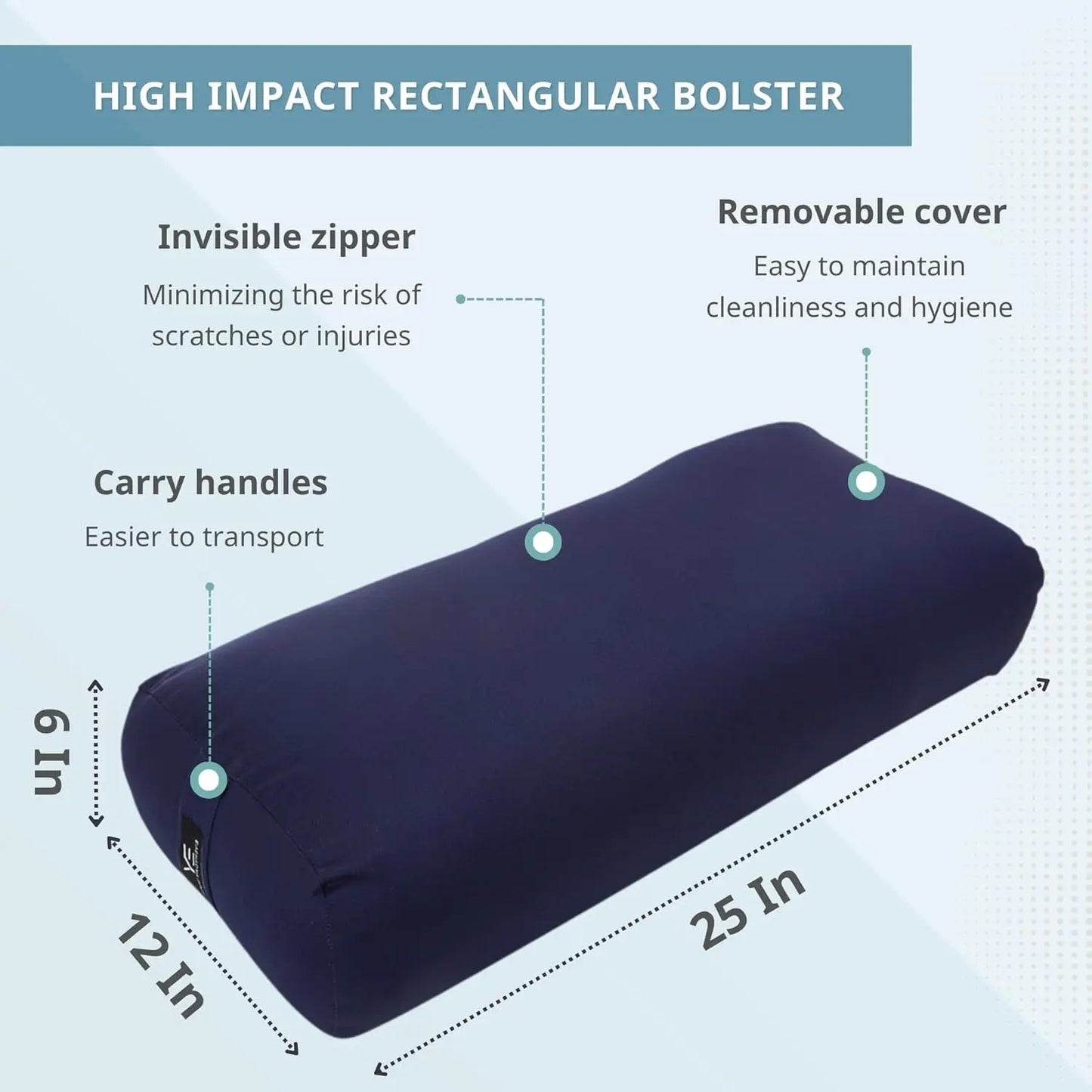Meditation Pillow with Carry Handle