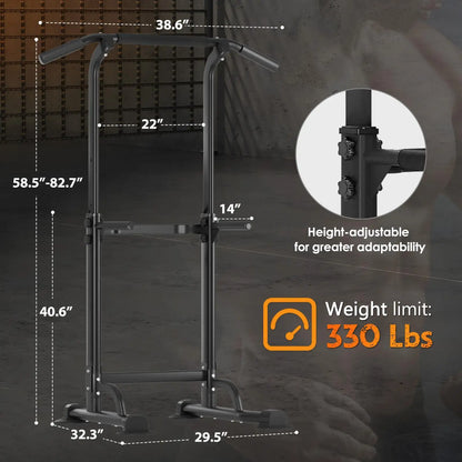 Adjustable Pull Up Bar- 10 Height Settings