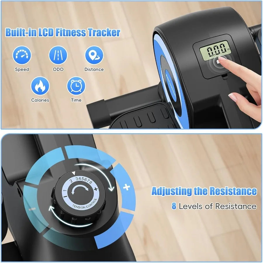 Under Desk Bike Pedal Exerciser Fully Assembled