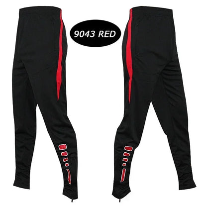 Men Running Sport Pants With Zipper Pockets