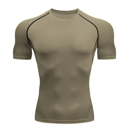 Men Running Compression Shirts