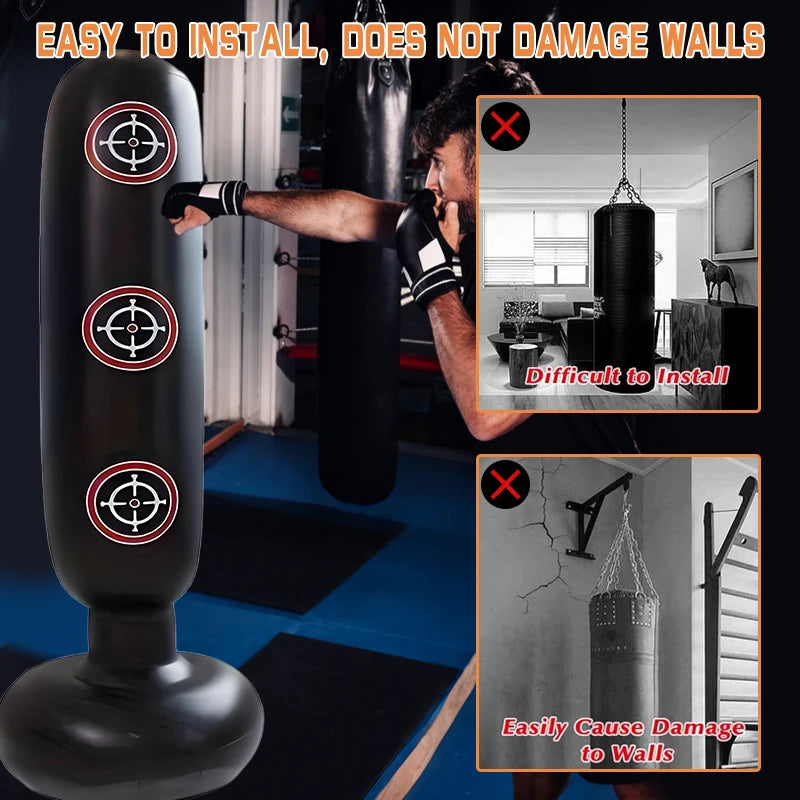 Punching Bag Inflatable Heavy Duty Boxing Bag