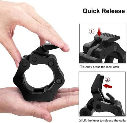 Quick Release Barbell Clamps