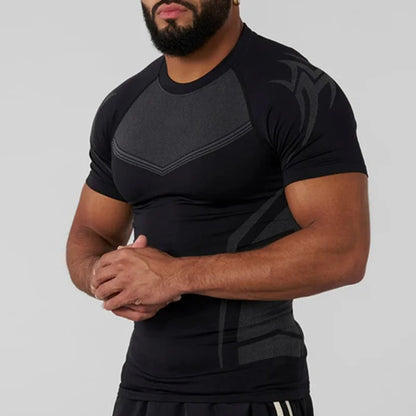 Men Short Sleeve Compression Shirts