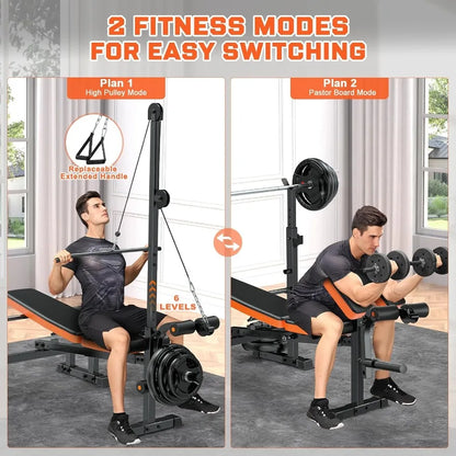 Adjustable Weight Bench for Home Gym