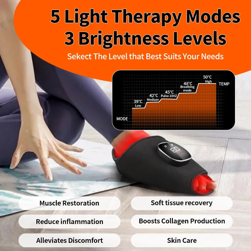 Wrist Ankle Red Light Therapy Massage Belt