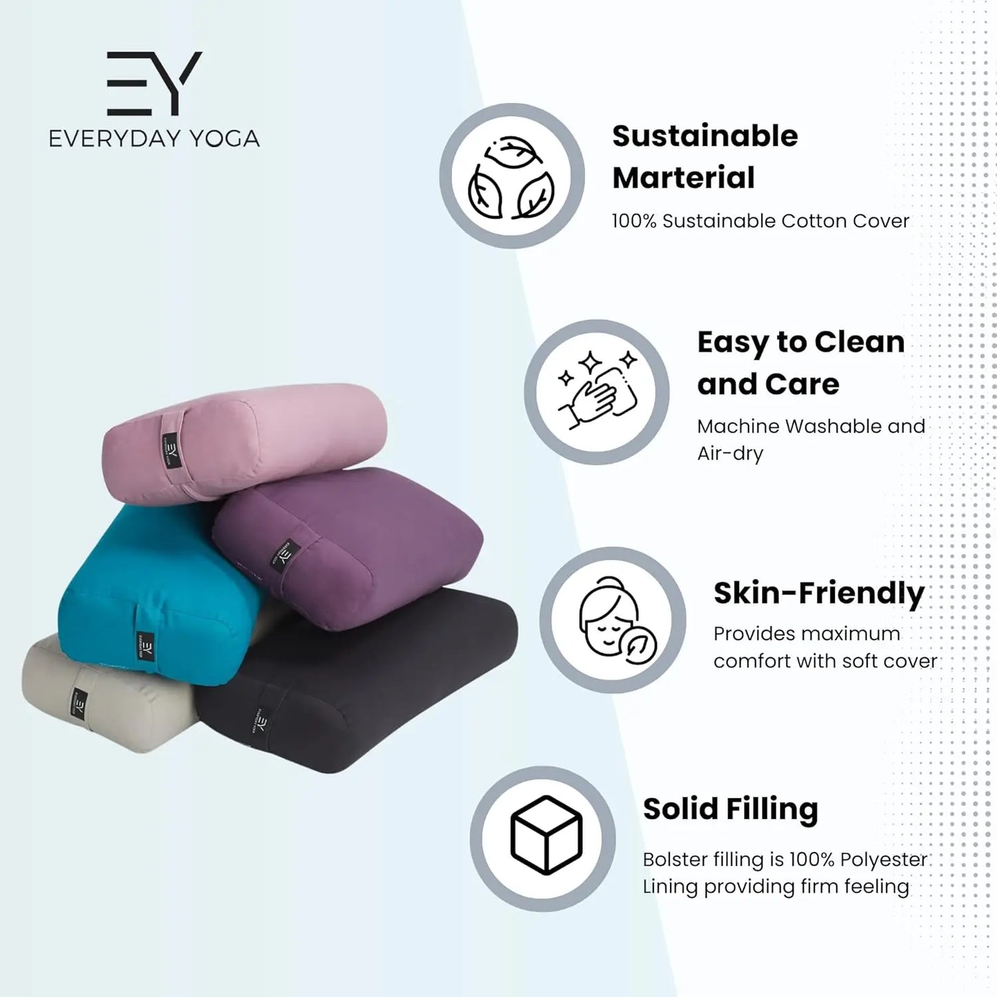 Meditation Pillow with Carry Handle