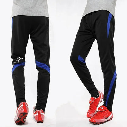 Men Running Sport Pants With Zipper Pockets