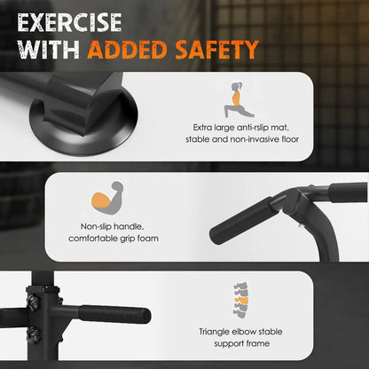 Adjustable Pull Up Bar- 10 Height Settings