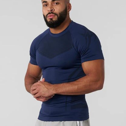 Men Short Sleeve Compression Shirts