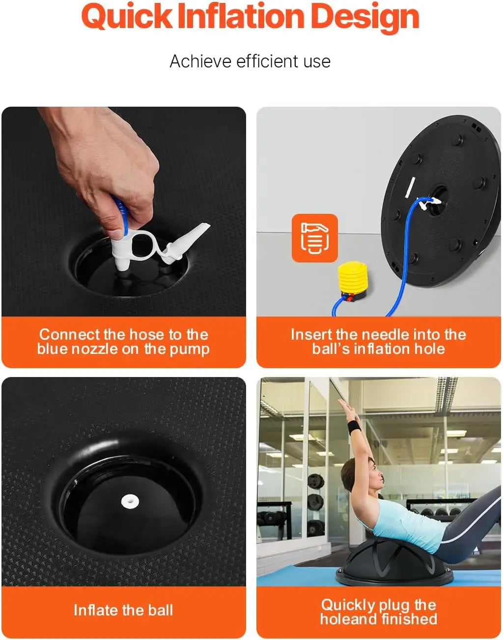 Half Exercise Balance Ball