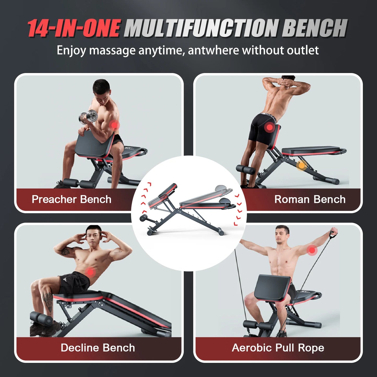 Weight Bench Foldable Full Body Workout