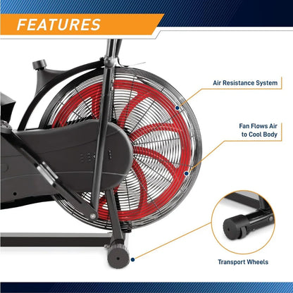 Marcy Air-Resistance Exercise Fan Bike