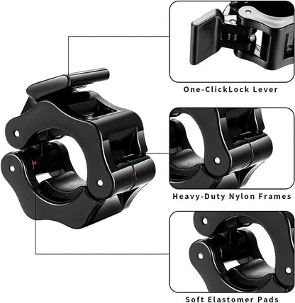 Quick Release Barbell Clamps